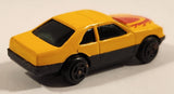 Unknown Brand Ford Sierra Yellow Die Cast Toy Car Vehicle