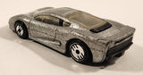 1993 Hot Wheels Street Beasts Jaguar XJ220 Metalflake Silver Die Cast Toy Car Vehicle