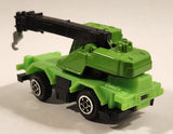 Yatming Style Crane Truck Green Die Cast Toy Car Vehicle