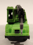 Yatming Style Crane Truck Green Die Cast Toy Car Vehicle