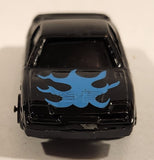 Unknown Brand Black Car with Blue Flames On The Hood Die Cast Toy Car Vehicle