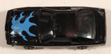 Unknown Brand Black Car with Blue Flames On The Hood Die Cast Toy Car Vehicle