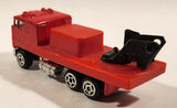 Summer Marz Karz No. S8572 Kenworth Crane Truck Semi Tractor Rig Red Die Cast Toy Car Vehicle