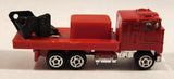 Summer Marz Karz No. S8572 Kenworth Crane Truck Semi Tractor Rig Red Die Cast Toy Car Vehicle