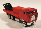 Summer Marz Karz No. S8572 Kenworth Crane Truck Semi Tractor Rig Red Die Cast Toy Car Vehicle