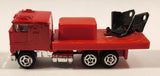 Summer Marz Karz No. S8572 Kenworth Crane Truck Semi Tractor Rig Red Die Cast Toy Car Vehicle