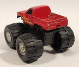1986 Soma Monster Truck Lifted Toyota or Datsun Red Die Cast Toy Car Vehicle