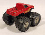 1986 Soma Monster Truck Lifted Toyota or Datsun Red Die Cast Toy Car Vehicle