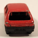 Majorette No. 270 Renault Clio Red 1/43 Scale Die Cast Toy Car Vehicle with Opening Hatch