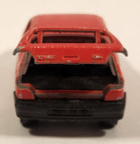 Majorette No. 270 Renault Clio Red 1/43 Scale Die Cast Toy Car Vehicle with Opening Hatch