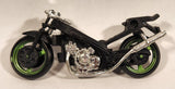 Unknown Brand Black and Green Plastic Toy Motor Cycle