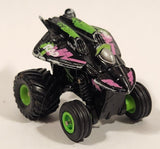 1992 Galoob Micro Machines Tuff Trax Monster Truck Rad Shocker 4x4 Black Miniature Die Cast Toy Vehicle