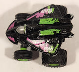 1992 Galoob Micro Machines Tuff Trax Monster Truck Rad Shocker 4x4 Black Miniature Die Cast Toy Vehicle