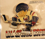 J. F. Sports Lil' Sports Brat NHL New York Islanders Hockey Player Enamel Metal Lapel Pin New in Bag