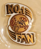 Ace MLB New York Yankees No. 1 Fan Enamel Metal Lapel Pin New On Card Sealed in Plastic