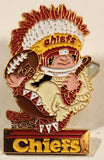 Ace NFL Kansas City Chiefs Warpaint Mascot Enamel Metal Lapel Pin