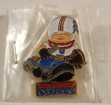 Ace NFL Houston Oilers The Roughneck Mascot Enamel Metal Lapel Pin