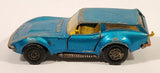 Vintage 1975 Lesney Products Matchbox Super Kings K-55 Caper Cart Blue Die Cast Toy Car Vehicle with Opening Doors