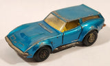 Vintage 1975 Lesney Products Matchbox Super Kings K-55 Caper Cart Blue Die Cast Toy Car Vehicle with Opening Doors