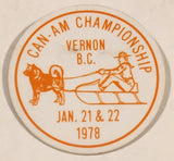 1978 Jan. 21 & 22 Can-Am Championship Vernon B.C. 1 7/8" Thin Plastic Pin