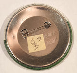 Ask Me About Our Mounted Enlargement Special! Green and White 2 1/4" Round Button Pin