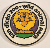 Vintage 1980 Jill Gotschalk San Diego Zoo Wild Animal Park 2 1/4" Round Thick Plastic Pin