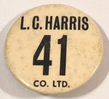 L. C. Harris 41 Co. Ltd. 1 3/4" Round Button Pin