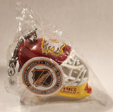 J.F.S. NHL Calgary Flames Goalie Mask Helmet Key Chain New in Package