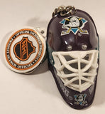 J.F.S. NHL Anaheim Mighty Ducks Goalie Mask Helmet Key Chain New with Tag