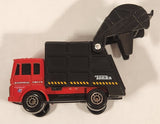 Maisto Tonka Garbage Disposal Truck Red and Black Die Cast Toy Car Vehicle