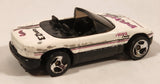 1999 Hot Wheels Mazda MX-5 Miata Convertible White Die Cast Toy Car Vehicle