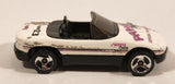 1999 Hot Wheels Mazda MX-5 Miata Convertible White Die Cast Toy Car Vehicle