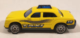 2003 Matchbox Hero City Taxi Cab #36 Yellow Die Cast Toy Car Vehicle
