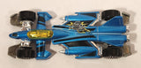 2002 Hot Wheels Spectraflame II Jet Threat 3.0 Spectraflame Blue Die Cast Toy Car Vehicle