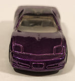 2002 Hot Wheels '97 Corvette Purple Die Cast Toy Car Vehicle