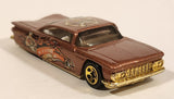 2002 Hot Wheels Wild Frontier '59 Impala Metalflake Brown Die Cast Toy Car Vehicle