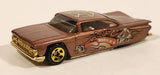 2002 Hot Wheels Wild Frontier '59 Impala Metalflake Brown Die Cast Toy Car Vehicle