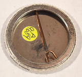 Blue M with Owl Wearing Graduation Cap Reading A Book Montessori School 1 1/2" Round Button Pin