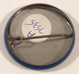 Rare DC Comics Booster Gold Go For The Gold Blue Copper Age Store Promo 1 1/8" Round Button Pin