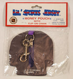 J. F. Sports Lil' Sports Jersey Anaheim Mighty Ducks Ice Hockey Jersey Money Pouch with Clip on Chain New in Package
