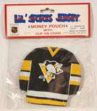 J. F. Sports Lil' Sports Jersey Pittsburgh Penguins Ice Hockey Jersey Money Pouch with Clip on Chain New in Package