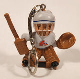 Rare Sher-wood NHL Quebec Nordiques Goalie Rubber Key Chain