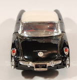 Sunnyside Superior SS 5709 1957 Corvette Black with White Roof Pull Back 1/32 Scale Die Cast Toy Car Vehicle with Opening Doors and Hood