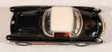 Sunnyside Superior SS 5709 1957 Corvette Black with White Roof Pull Back 1/32 Scale Die Cast Toy Car Vehicle with Opening Doors and Hood