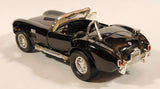 Sunnyside Superior SS 5710 Shelby Concept 427 S/C Pull Back Black 1/34 Scale Die Cast Toy Car Vehicle with Opening Doors and Hood