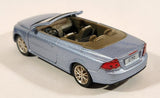 Rare Kinsmart KT5306 Volvo C70 Convertible Metallic Blue Grey Pull Back 1/36 Scale Die Cast Toy Car Vehicle with Opening Doors