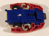 1985 McDonald's Tomy Japan Gobot Commandrons Solardyn Red Blue White Transformer Toy Vehicle