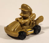2024 McDonald's Nintendo Switch Mario Kart 8 Deluxe Mario Gold Plastic Toy Car Vehicle