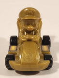 2024 McDonald's Nintendo Switch Mario Kart 8 Deluxe Mario Gold Plastic Toy Car Vehicle