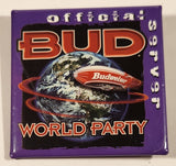 Budweiser Bud World Party Official Server 2 1/8" x 2 1/8" Pin
